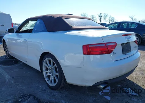 2011 Audi A5 2.0T Premium from USA, damaged, VIN WAUCFAFHXBN016367